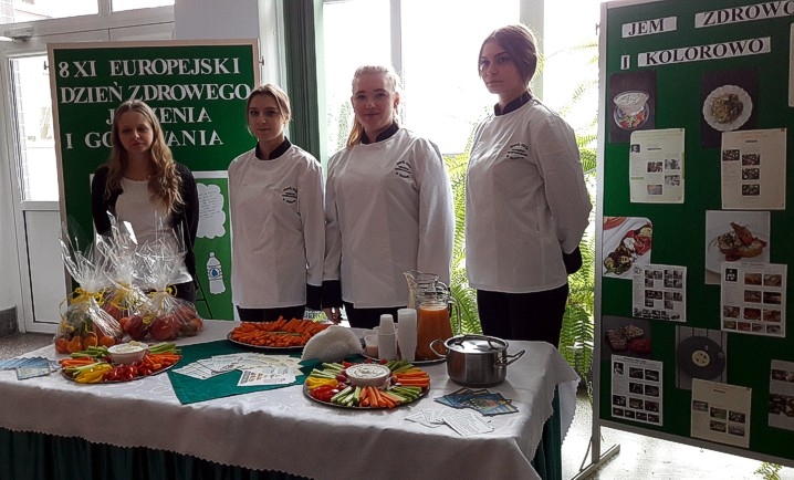 Europejski Dzień Zdrowego Jedzenia i Gotowania w ZST-W w Trzcianie