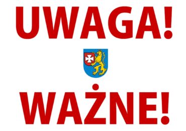 WAŻNY KOMUNIKAT!