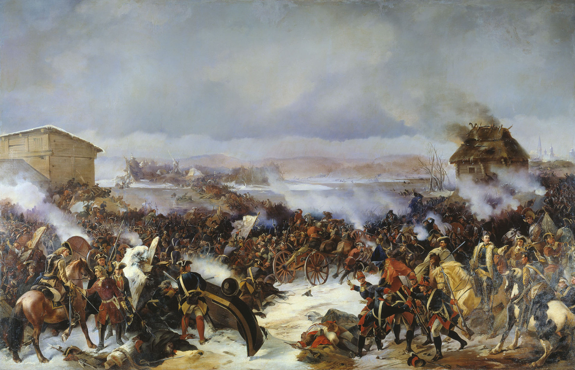 19.11.1702 - W czasie tzw. Wojny Północnej wojska szwedzkie grabią i palą Dynów.