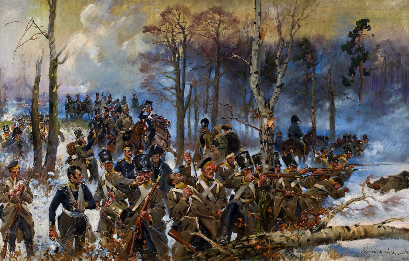 29.11.1830 - Wybuch Powstania Listopadowego. Szturmem na Belweder dowodził pochodzący z podrzeszowskiej Stobiernej Ludwik Nabielak.