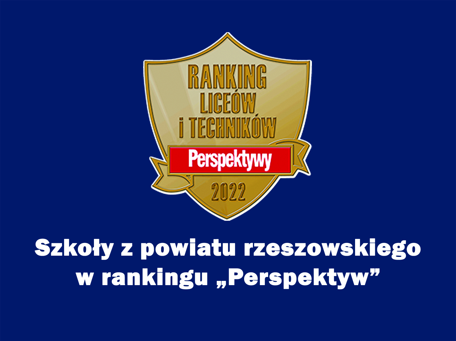 Szkoły z powiatu rzeszowskiego w rankingu „Perspektyw”