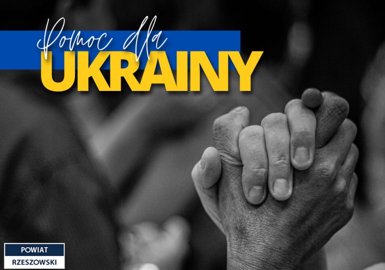 Pomoc Ukrainie – Powiat Rzeszowski uruchamia Powiatowy Magazyn Pomocy