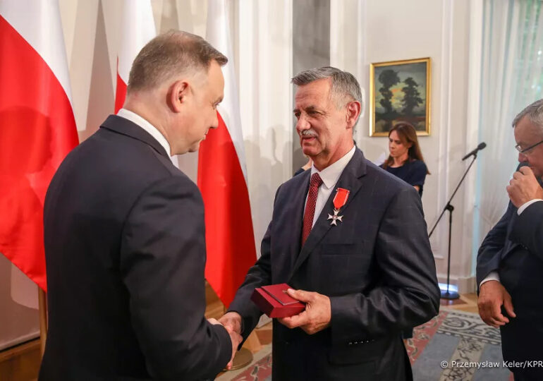 Starosta Rzeszowski odznaczony Krzyżem Kawalerskim Orderu Odrodzenia Polski