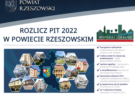 Rozlicz PIT 2022 w powiecie rzeszowskim