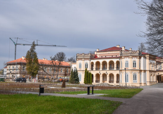PRACE PRZY ROZBUDOWIE ZESPOŁU PAŁACOWEGO W TYCZYNIE