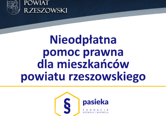 Nieodpłatna pomoc prawna dla mieszkańców powiatu rzeszowskiego