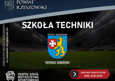 Powiat Rzeszowski obj膮艂 patronatem honorowym SZKO艁臉 TECHNIKI