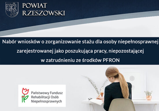 Staże dla osób niepełnosprawnych