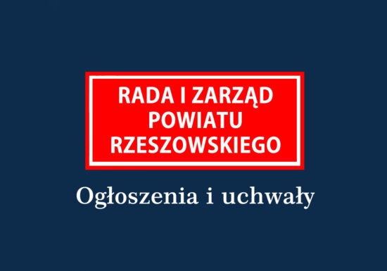 Ogłoszenie przetargu pisemnego na sprzedaż nieruchomości stanowiącej własność Powiatu Rzeszowskiego