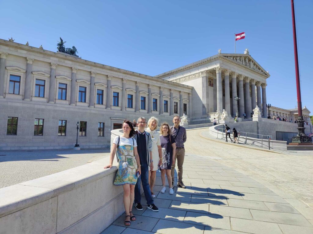 Nauczyciele Zespołu Szkół w Sokołowie w Austrii