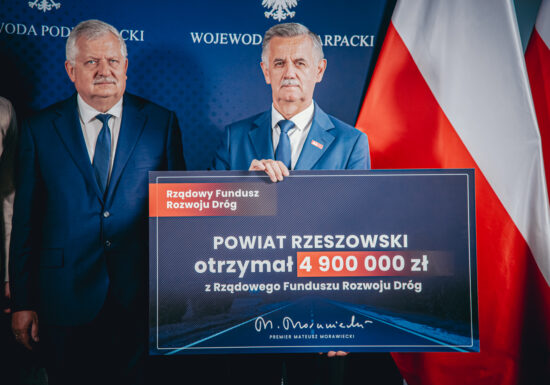 Kolejne środki na drogi w Powiecie Rzeszowskim