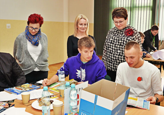 „Warsztaty przedsiębiorczości” dla uczniów Zespołu Szkół Zawodowych im. Kard. Stefana Wyszyńskiego w Dynowie.