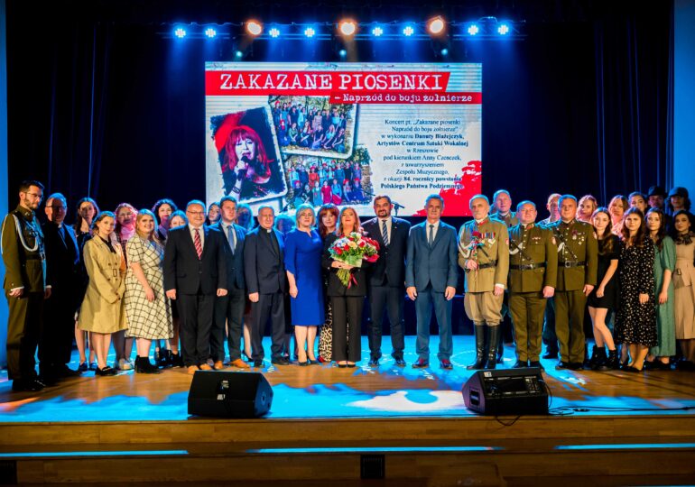Starosta Rzeszowski – Józef Jodłowski objął Patronatem Honorowym koncert pt. „Zakazane piosenki – Naprzód, do boju żołnierze”!