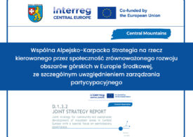 Wspólna Alpejsko-Karpacka Strategia na rzecz kierowanego przez społeczność zrównoważonego rozwoju obszarów górskich w Europie Środkowej, ze szczególnym uwzględnieniem zarządzania partycypacyjnego