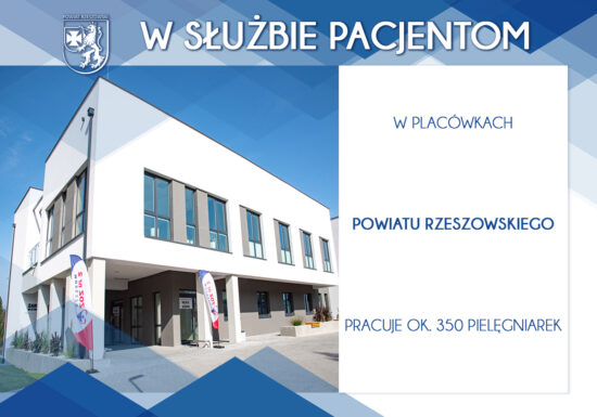 W służbie pacjentom. W placówkach Powiatu Rzeszowskiego pracuje ok. 350 pielęgniarek