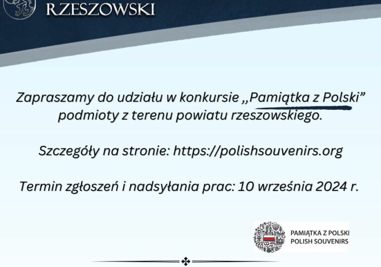 Konkurs Pamiątek Turystycznych ,,Pamiątka z Polski"