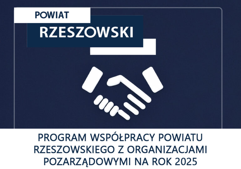 PROGRAM WSPÓŁPRACY POWIATU RZESZOWSKIEGO Z ORGANIZACJAMI POZARZĄDOWYMI NA ROK 2025