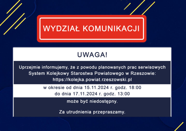 Ogłoszenie Wydział Komunikacji