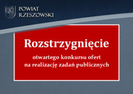 Rozstrzygnięcie otwartego konkursu na realizację zadań z zakresu kultury i sportu