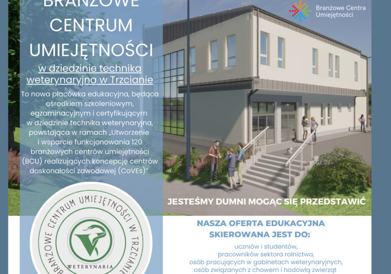 Najnowsza oferta edukacyjna Branżowego Centrum Umiejętności w Trzcianie