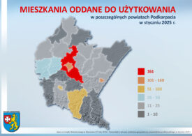 W styczniu najwięcej nowych mieszkań oddano w powiecie rzeszowskim!