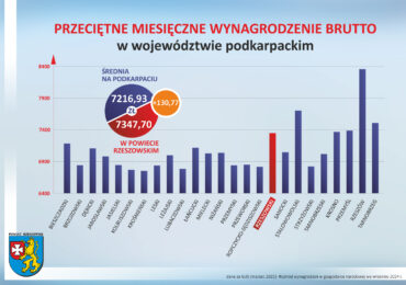 Mieszkańcy powiatu rzeszowskiego wśród najlepiej zarabiających w regionie!