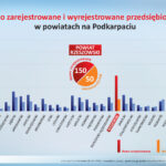 Kolejny miesiąc w statystykach – Powiat Rzeszowski na czele najbardziej przedsiębiorczych powiatów Podkarpacia