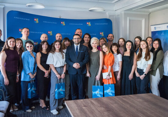 Samorządowcy z Ukrainy z wizytą w Starostwie Powiatowym w Rzeszowie