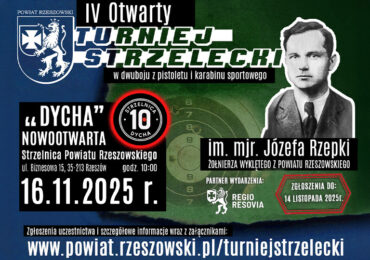 Ruszyły zapisy - sprawdź celność w IV Turnieju Strzeleckim im. mjr. Józefa Rzepki na nowej strzelnicy „Dycha”!