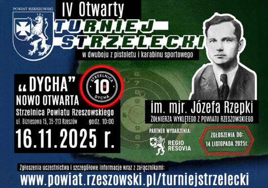 Ruszyły zapisy - sprawdź celność w IV Turnieju Strzeleckim im. mjr. Józefa Rzepki na nowej strzelnicy „Dycha”!