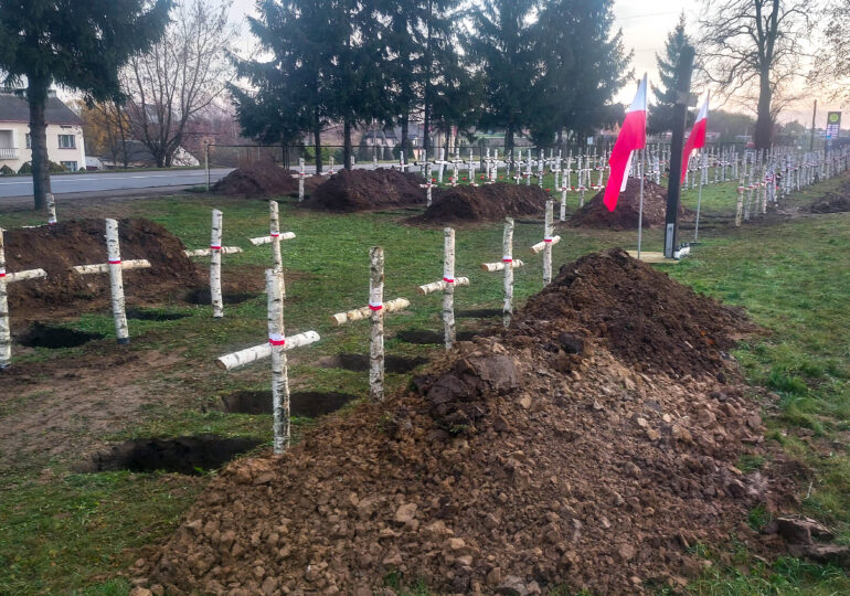 Pochówek żołnierzy „rzeszowskiej” 10. Brygady Kawalerii poległych w obronie Lwowa