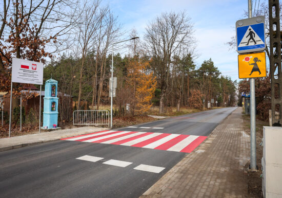 Powiat Rzeszowski zakończył przebudowę przejścia dla pieszych w Lipiu