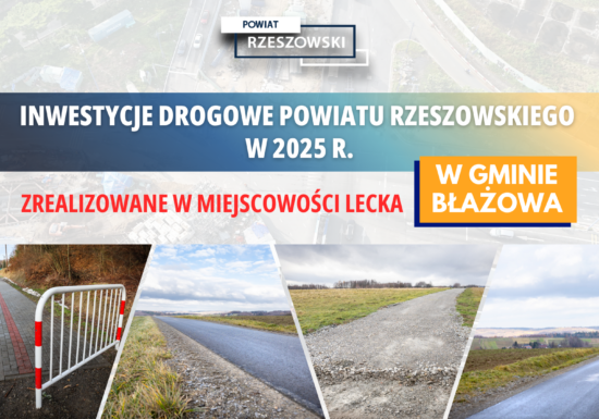 Inwestycje w miejscowości Lecka – podsumowanie roku