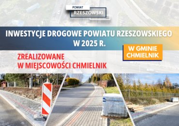 Inwestycje drogowe. Przebudowa chodnika w Chmielniku