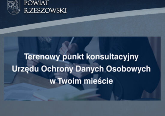 Zapraszamy mieszkańców Powiatu Rzeszowskiego do osobistego kontaktu z pracownikami UODO