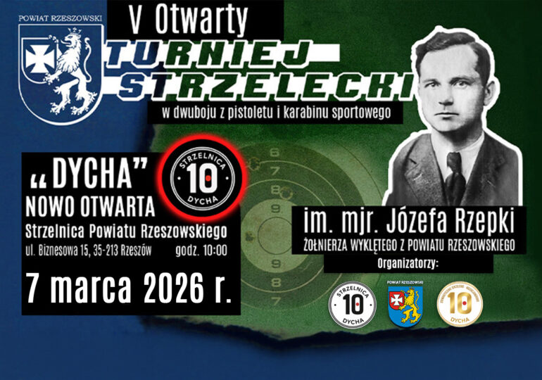 𝗥𝘂𝘀𝘇𝗮𝗷𝗮̨ 𝘇𝗮𝗽𝗶𝘀𝘆 𝗻𝗮 𝗼𝗿𝗴𝗮𝗻𝗶𝘇𝗼𝘄𝗮𝗻𝘆 𝗽𝗿𝘇𝗲𝘇 𝗣𝗼𝘄𝗶𝗮𝘁 𝗥𝘇𝗲𝘀𝘇𝗼𝘄𝘀𝗸𝗶 𝗩 𝗧𝘂𝗿𝗻𝗶𝗲𝗷 𝘀𝘁𝗿𝘇𝗲𝗹𝗲𝗰𝗸𝗶 𝗶𝗺. 𝗠𝗮𝗷𝗼𝗿𝗮 𝗝𝗼́𝘇𝗲𝗳𝗮 𝗥𝘇𝗲𝗽𝗸𝗶