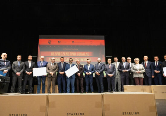 Starlink dla samorządów Aglomeracji Rzeszowskiej. Konferencja o lokalnym bezpieczeństwie.