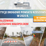 Inwestycje Powiatu Rzeszowskiego 2025 w Gminie Głogów Młp. – cz. 1