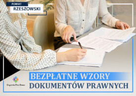 Bezpłatne wzory dokumentów prawnych dla mieszkańców i przedsiębiorców