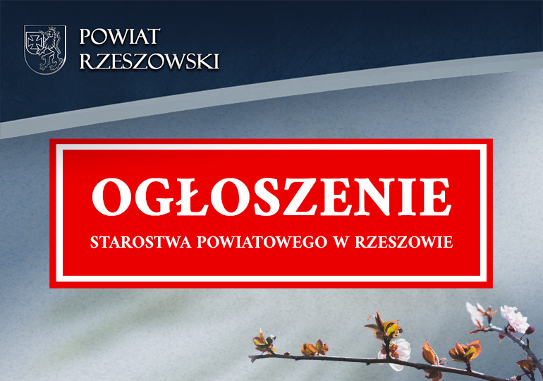 3 kwietnia - godziny otwarcia Kasy Starostwa