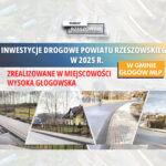 Powiatowe inwestycje drogowe w Wysokiej Głogowskiej