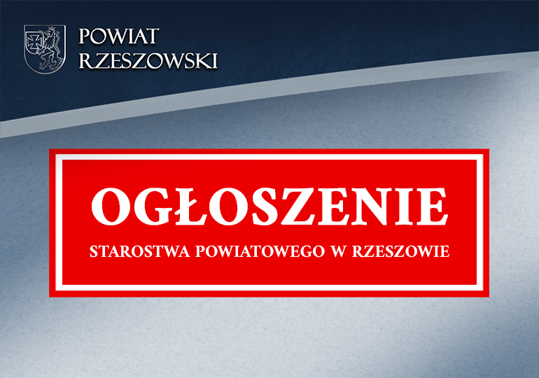 Ogłoszenie o konkursie na stanowisko Dyrektora Zespołu Szkół w Sokołowie Małopolskim