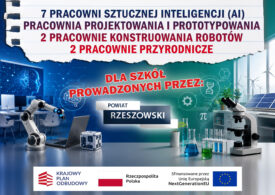 Nowoczesne pracownie AI i STEM trafią do szkół prowadzonych przez Powiat Rzeszowski