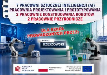 Nowoczesne pracownie AI i STEM trafią do szkół prowadzonych przez Powiat Rzeszowski