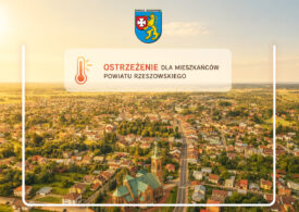 Uwaga na upały. Ostrzeżenie II stopnia dla powiatu rzeszowskiego