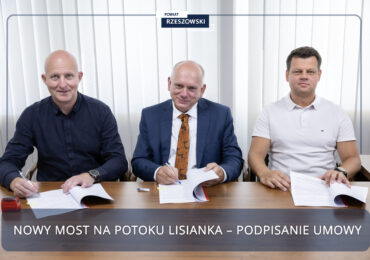 Nowy most na potoku Lisianka coraz bliżej. Podpisano umowę na realizację inwestycji