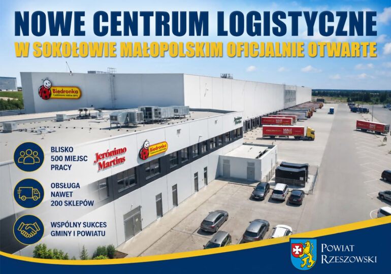 Nowe centrum dystrybucyjne Biedronki w Sokołowie Małopolskim oficjalnie otwarte