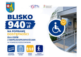 Blisko 940 tys. zł na poprawę dostępności dla osób z niepełnosprawnościami w Powiecie Rzeszowskim