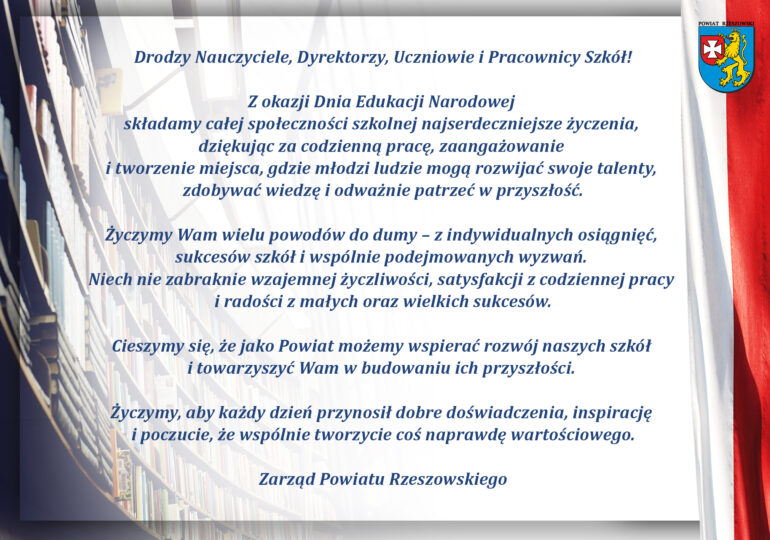 14 października - Dzień Edukacji Narodowej