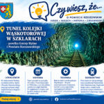 TUNEL KOLEJKI WĄSKOTOROWEJ W SZKLARACH – perełka Gminy Hyżne i Powiatu Rzeszowskiego